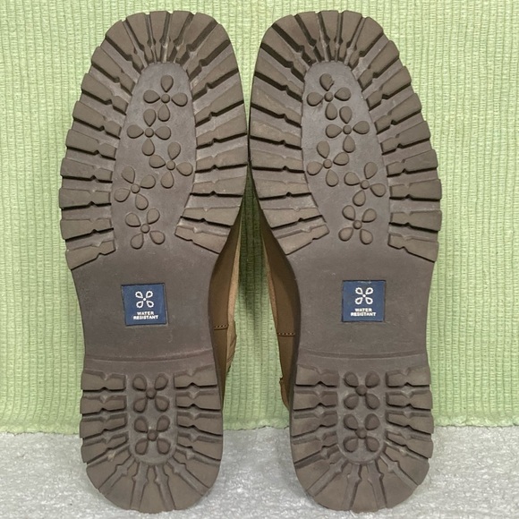 Caslon Women's Betsy Lug Sole Water Resistant Brown Suede Boots Shoes SZ US 9 - Picture 8 of 12